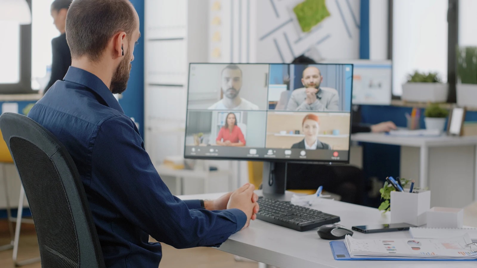 Anexet Client Console showing captured team chat and conferencing activity