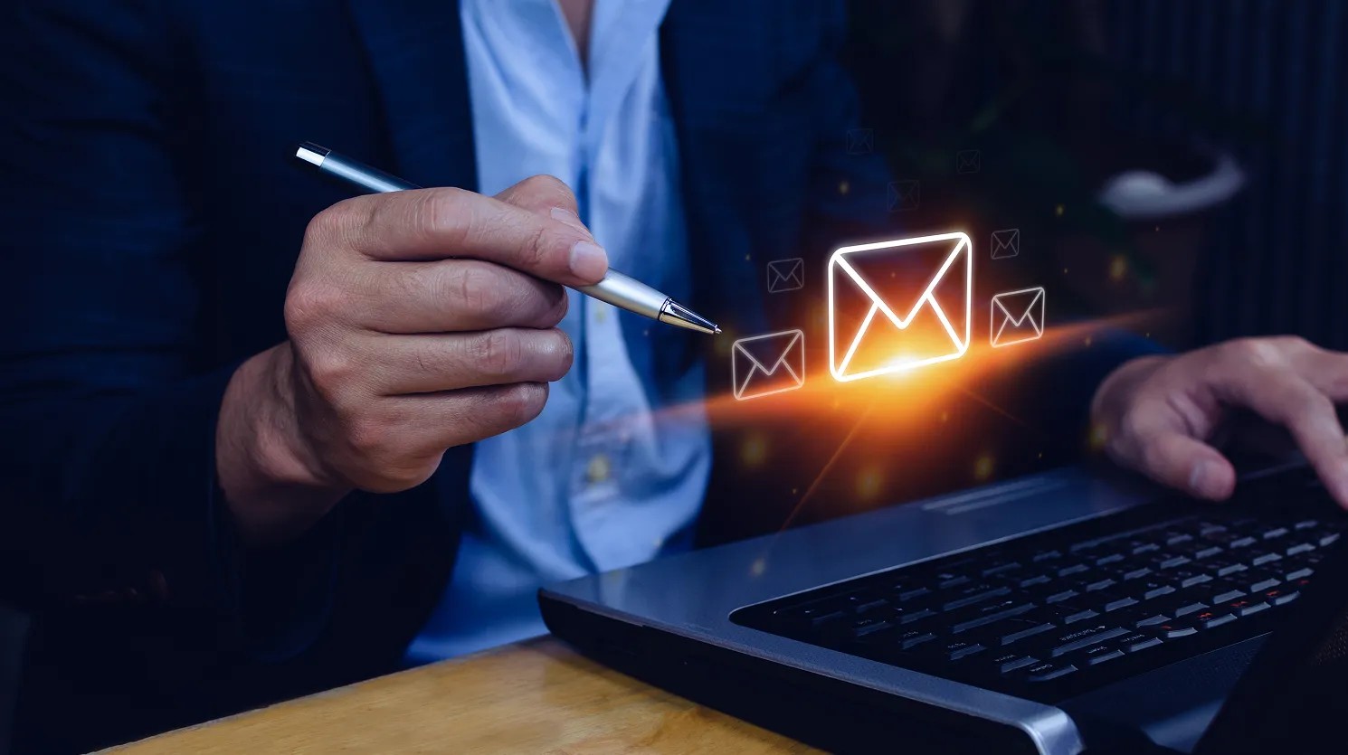 Anexet Client Console showing intercepted corporate email and attachments