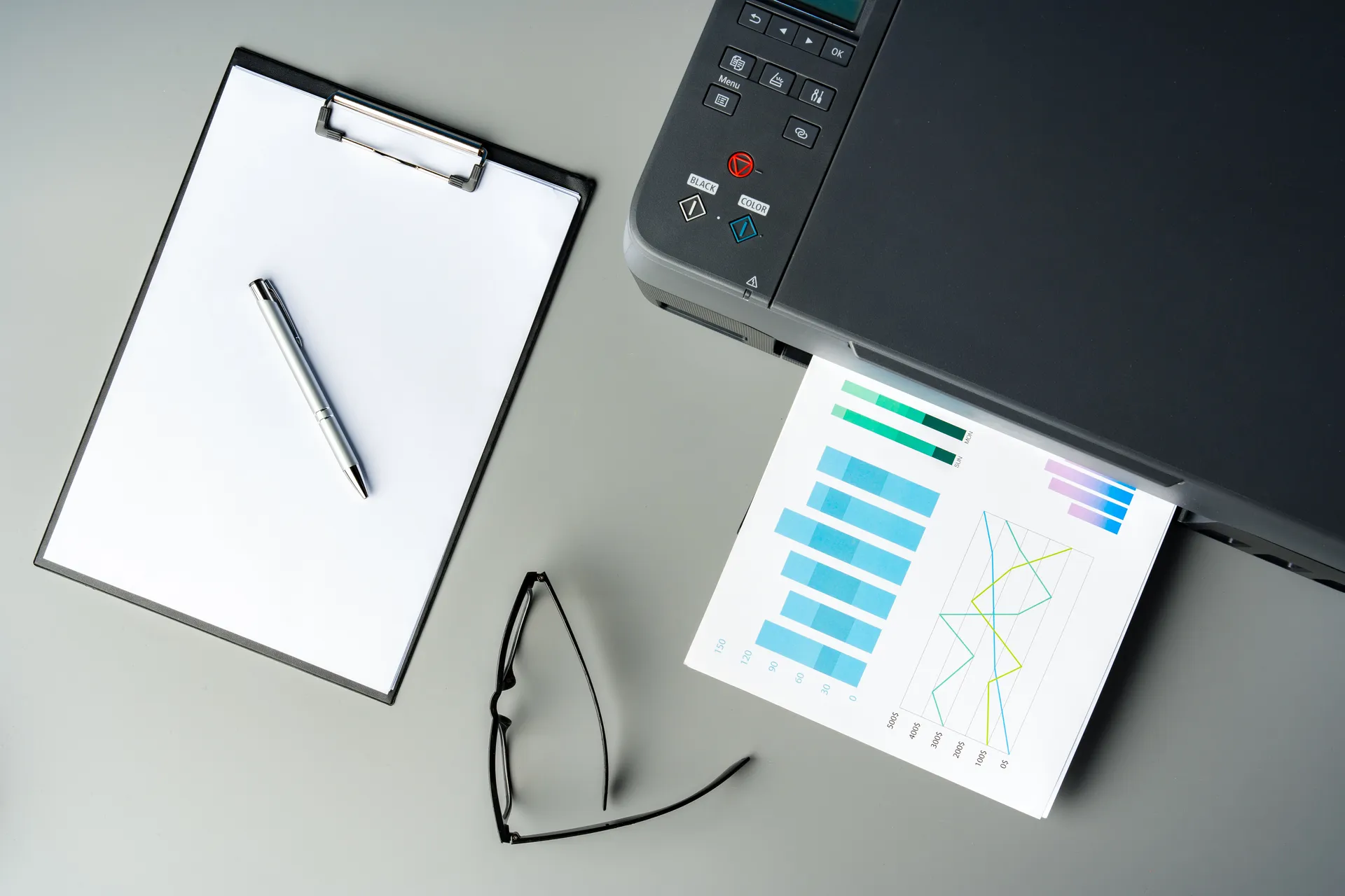 Client Console di Anexet con l'attività di dispositivi e stampa