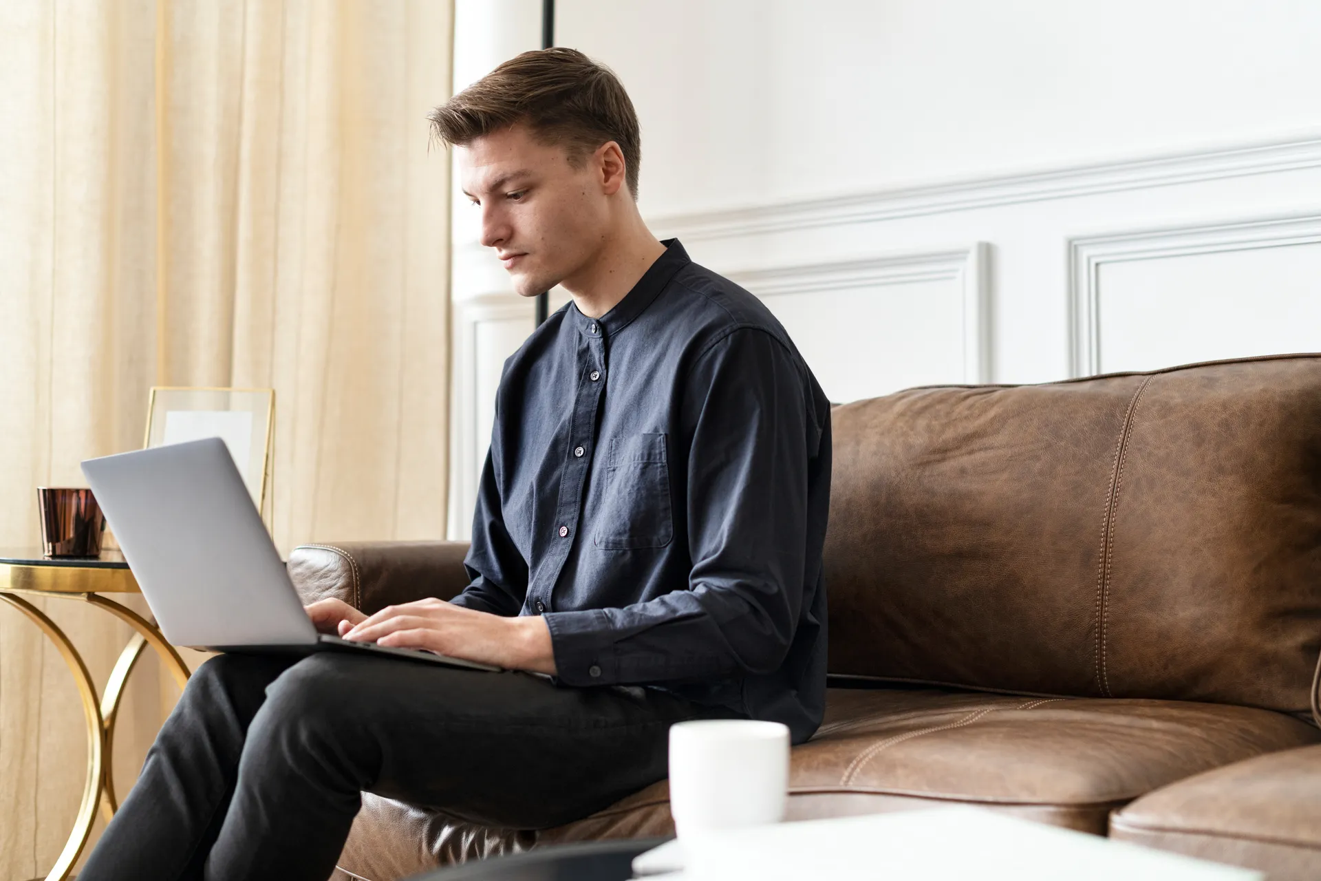 Anexet Client Console mit Aktivitätszeitleiste eines Remote-Mitarbeiters